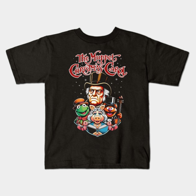 Muppet Christmas Carol Kids T-Shirt by Franstyas